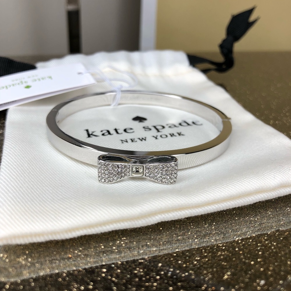 🎁 Kate spade ready set bow bracelet silver - Picture 2 of 6